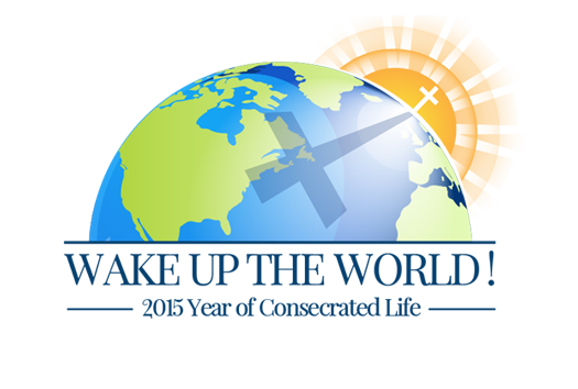 Year of Consecrated Life YCL Wake Up the World logo