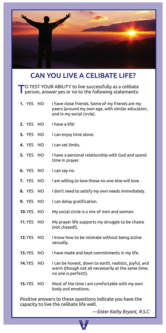 quiz about celibate life quiz about celibate life