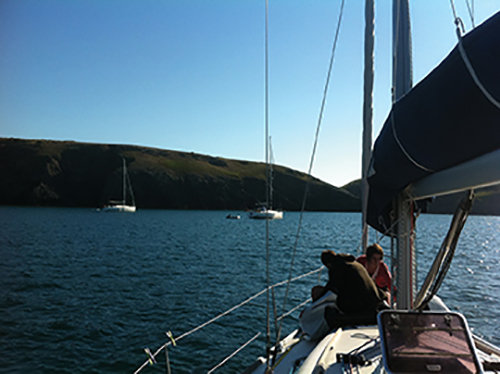 Vision 2017 Becquart 5 Navigating the right course Sailors on a vocation discernment retreat enjoy a stopover.