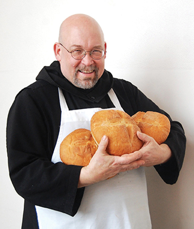 Vision 2017 Tomshack Barramone Creative spirit Father Dominic Barramone, O.S.B., a.k.a. “The Bread Monk,” at St. Bede Abbey