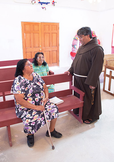 Vision 2021 Schuck Scheiber 6 A day in the life of a Franciscan missionary Father Ponchie Vásquez, O.F.M. takes time to check in with parishioners
